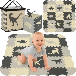 Tapis de puzzle en mousse 30,5 × 30,5 cm, 35 pièces KRUZZEL