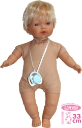 Poupée réaliste Llorens Roberto avec sons et corps souple 33 cm