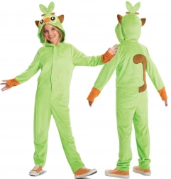 Costume enfant POKEMON Grookey kigurumi vert 137–149 cm (10–12 ans)
