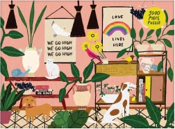 GALISON Puzzle Ici vit l’amour 1000 pièces