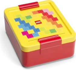 Boîte à goûter Lego rouge/jaune