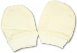 Moufles en coton pour nouveau-né avec manchette (0–6 mois)