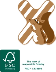 lettre en bois x small foot