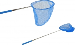 Épuisette pliante télescopique pour papillons et insectes 85 cm bleu