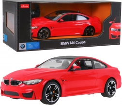 Voiture RC BMW M4 Coupé 1:14 Rastar avec télécommande 2,4 GHz – Rouge