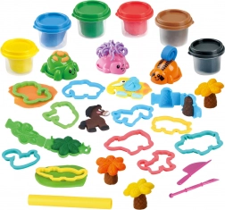 Pâte à modeler Playgo Safari set