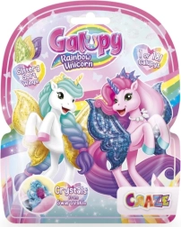 Galupy Rainbow Unicorn figurine de collection licorne ailée avec cristal Swarovski