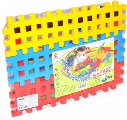 jeu de construction en plastique safari