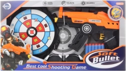 Pistolet en mousse pour enfants avec cible