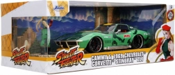 Jada Toys Street Fighter Chevrolet Corvette 1969 1:24 avec figurine Cammy