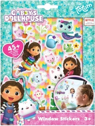 Autocollants pour vitres GABBY'S DOLLHOUSE – stickers réutilisables