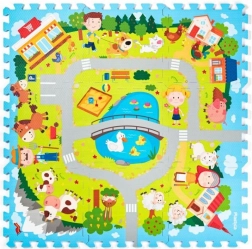 Puzzle en mousse Village 29 × 29 cm PLASTICA