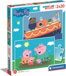 Puzzle 2x20 pièces Peppa Pig