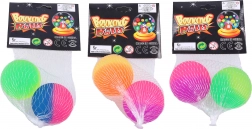 Ballons sauteurs colorés 4 cm - lot de 2 pièces
