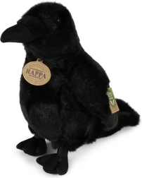 Corbeau en peluche 25 cm éco-responsable RAPPA
