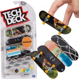 Fingerboard kit 4‑pack TECH DECK Maxallure Jahn Perez + accessoires