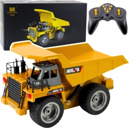 ZRC benne de chantier HUINA 1:18, 9 canaux, jaune