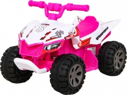 Quad électrique pour enfants The Fastest avec moteur 25 W – Rose