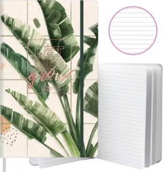 Carnet avec feuilles de bananier A5