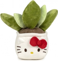 Peluche Hello Kitty en pot de fleur 20 cm
