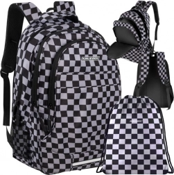 sac à dos à motif damier 22 l avec sac KRUZZEL