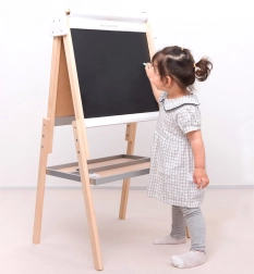 Tableau en bois réversible pour enfants