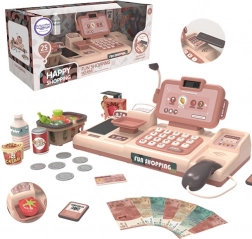 Caisse enregistreuse pour enfants Woopie avec scanner, balance et microphone + 25 accessoires