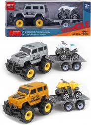 Voiture tout-terrain avec quad 25 cm