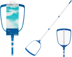 Bestway épuisette pour le nettoyage de piscine avec manche télescopique
