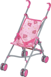 Poussette canne pour poupées – rose