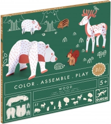 Kit créatif animaux de la forêt Djeco