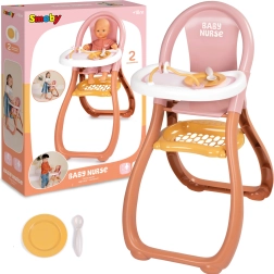 Chaise haute pour poupées Smoby Baby Nurse
