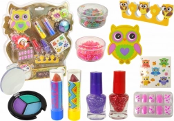 Coffret créatif de maquillage et de décoration des ongles Hibou