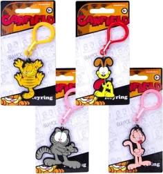 porte-clés Garfield 2D en PVC – 4 motifs
