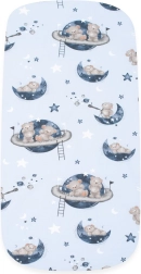 Drap-housse en coton pour landau New Baby Teddy Bear in Space 35 × 75 cm
