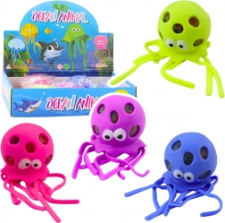 Élastique antistress en forme de pieuvre avec billes de gel