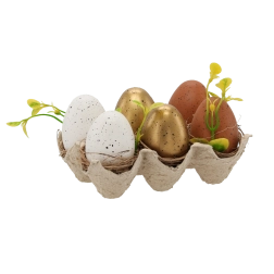 Set d’œufs de Pâques pastel 6 cm – 6 pcs