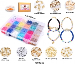 kit de fabrication de bracelets 4200 pcs diy