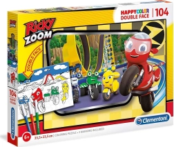 Clementoni puzzle recto-verso Ricky Zoom 104 pièces