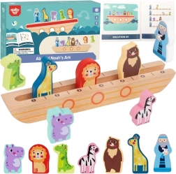 Puzzle en bois pour enfants Noé et les animaux
