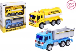 Set de camions avec panneaux 25 cm, emballage tchèque
