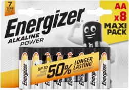 Piles alcalines AA ENERGIZER Alkaline Power, 8 pcs, blister