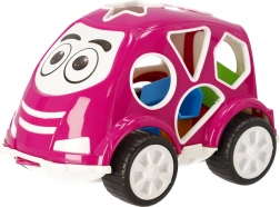 Voiture trieuse avec formes – rose Pilsan