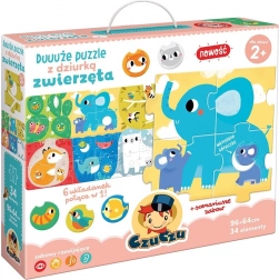 Grand puzzle avec trou – Animaux