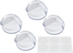 protections d’angle en silicone pour meubles – 4 pièces, transparentes
