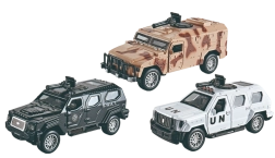 Modèle de véhicule de la police militaire à l'échelle 1:36 - 1 pièce