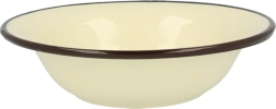 Silesia Rybnik saladier émaillé 7,45 l crème
