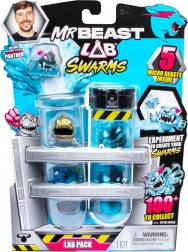 Lot de 5 figurines surprises MRBEAST Lab Swarms Alpha Series Lab Pack