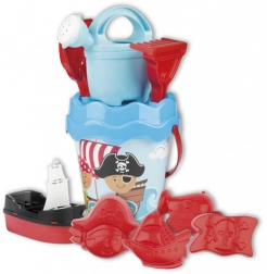 Androni set de plage pirates dans sac de voyage – Bleu