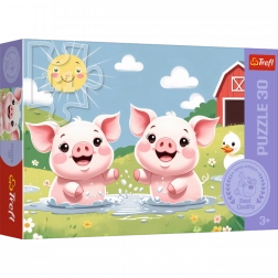 Puzzle Trefl Joyeuse vie à la campagne 30 pièces